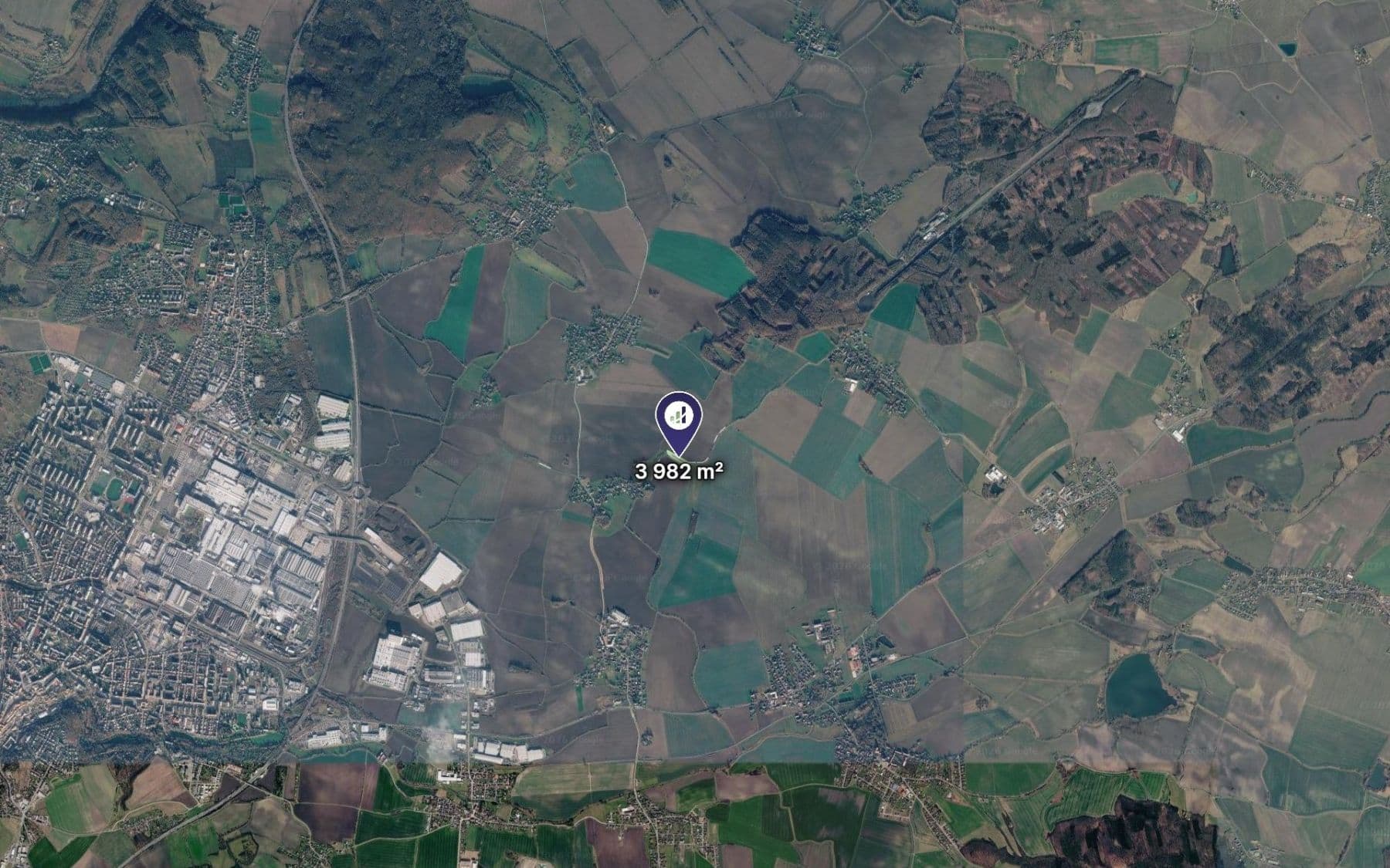plot for sale, 3,982 m², Dolní Stakory, Středočeský Region plot for sale, 3,982 m², Dolní Stakory, Středočeský Region