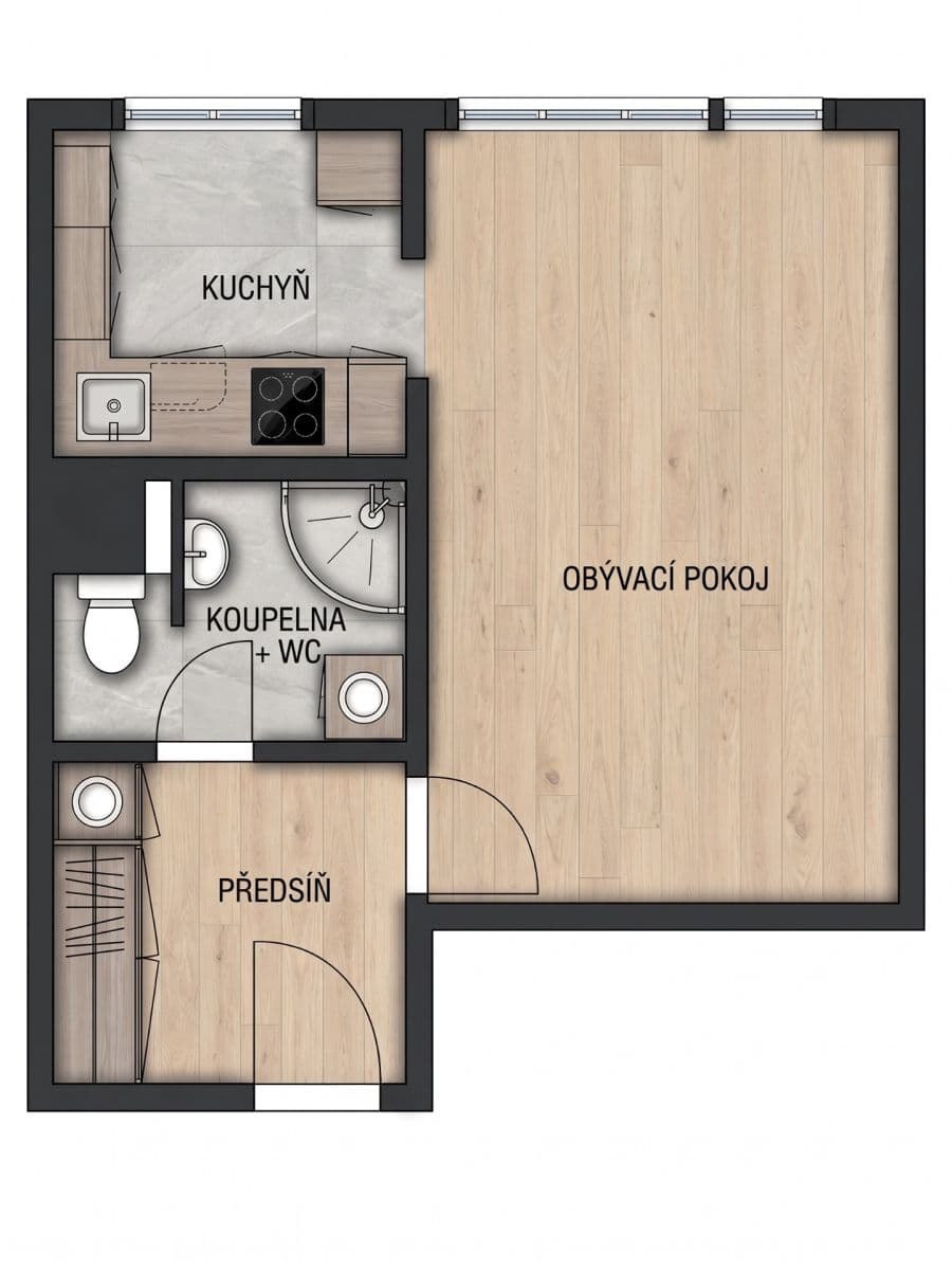 1 bedroom flat for sale, 30 m², Valentova, Prague, Prague 1 bedroom flat for sale, 30 m², Valentova, Prague, Prague