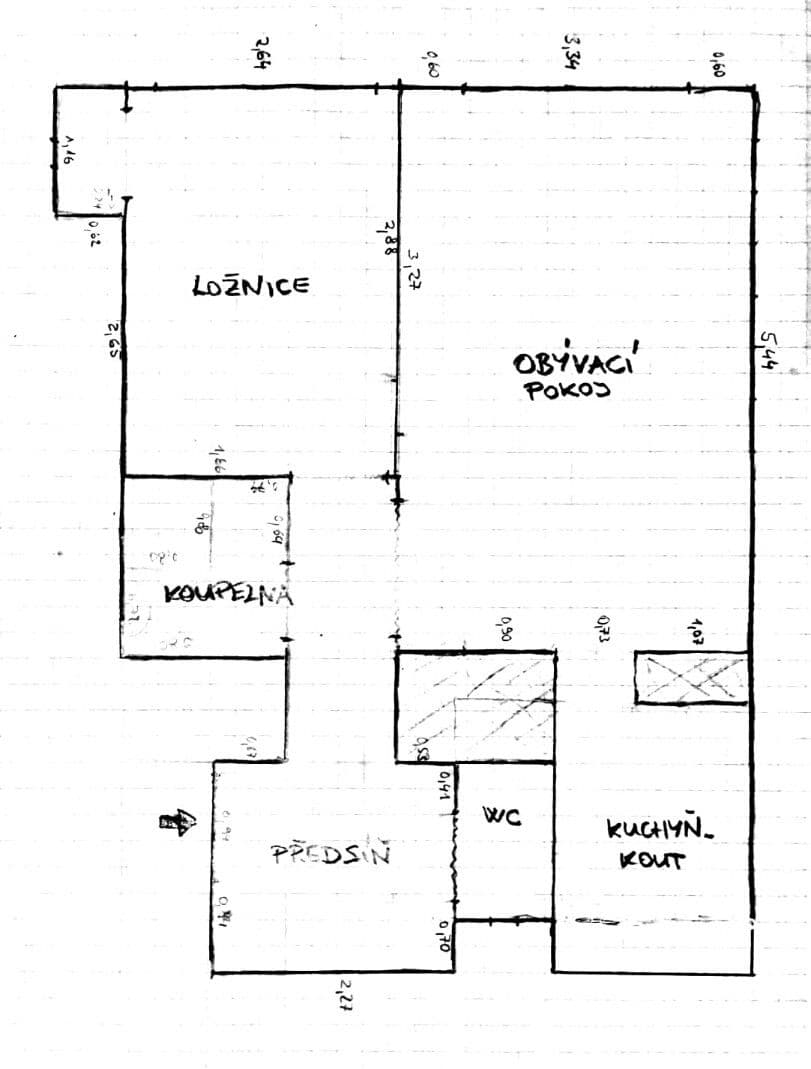 1 bedroom with open-plan kitchen flat to rent, 47 m², Šlikova, Prague, Prague 1 bedroom with open-plan kitchen flat to rent, 47 m², Šlikova, Prague, Prague