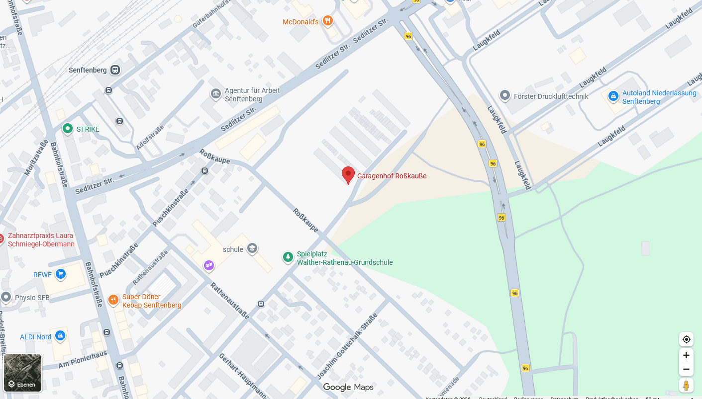 garage to rent, 17 m², Laugkstraße 32, Senftenberg - Zły Komorow, Brandenburg garage to rent, 17 m², Laugkstraße 32, Senftenberg - Zły Komorow, Brandenburg