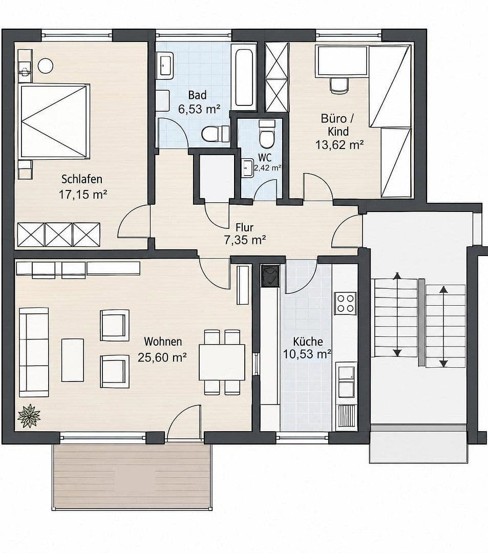 3 bedroom flat for sale, 83 m², Birkenfeld, Rhineland-Palatinate 3 bedroom flat for sale, 83 m², Birkenfeld, Rhineland-Palatinate