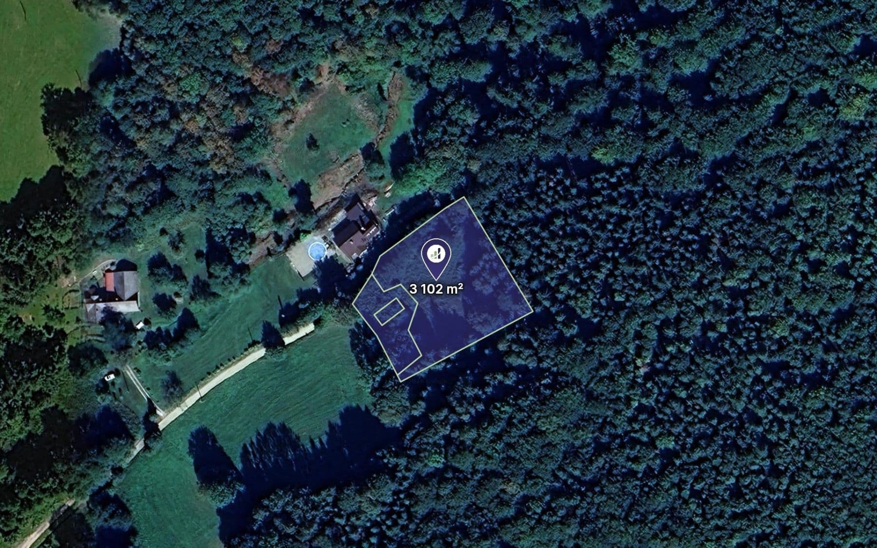 plot for sale, 3,102 m², Uhelná, Olomoucký Region plot for sale, 3,102 m², Uhelná, Olomoucký Region
