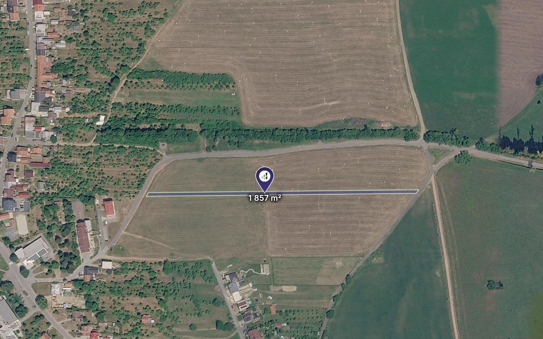 plot for sale, 1,857 m², Korytná, Zlínský Region plot for sale, 1,857 m², Korytná, Zlínský Region