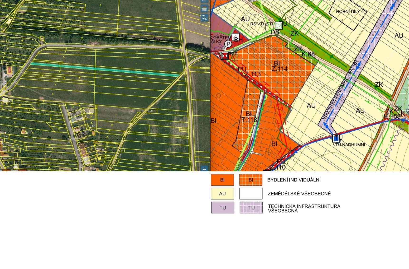 plot for sale, 1,857 m², Korytná, Zlínský Region plot for sale, 1,857 m², Korytná, Zlínský Region