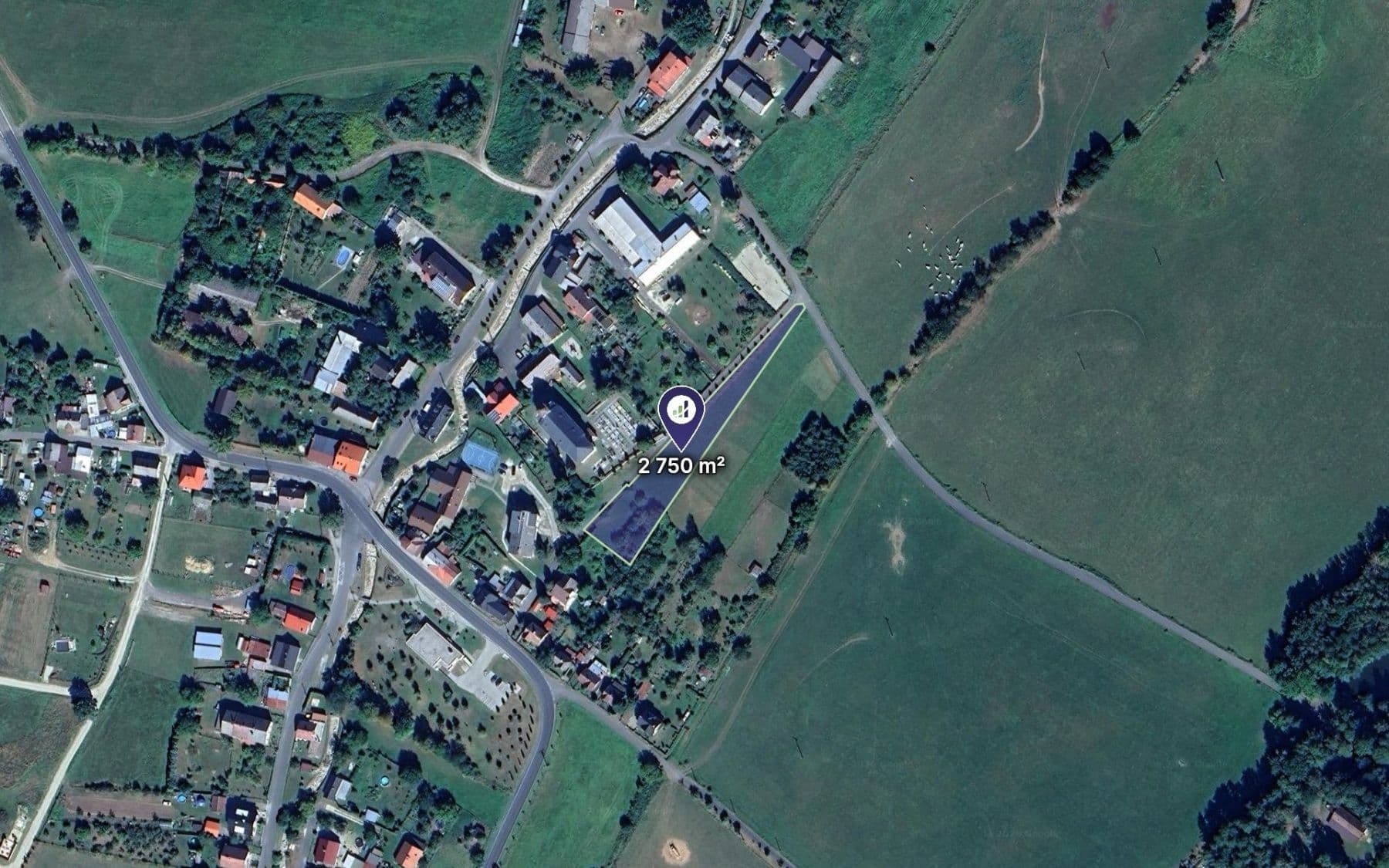 plot for sale, 2,750 m², Uhelná, Olomoucký Region plot for sale, 2,750 m², Uhelná, Olomoucký Region