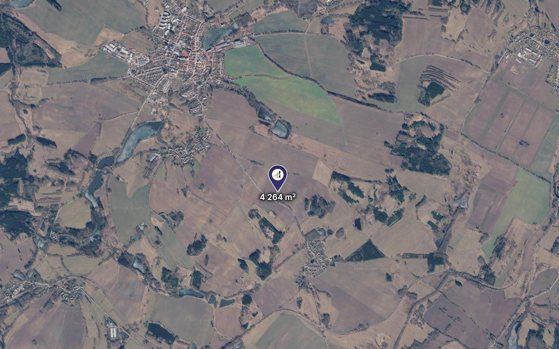plot for sale, 4,264 m², Počátky, Vysočina Region plot for sale, 4,264 m², Počátky, Vysočina Region