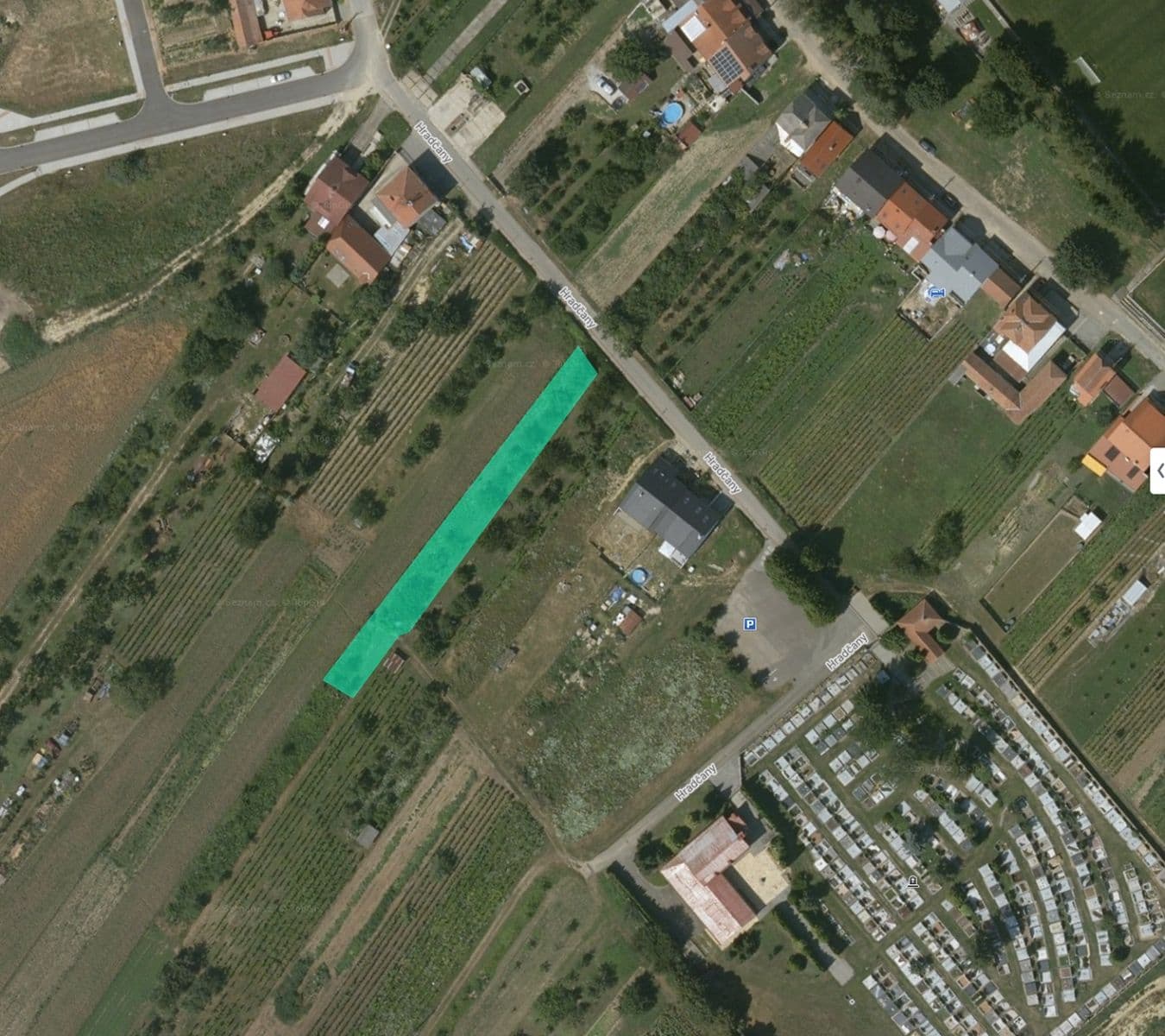 plot for sale, 920 m², Hradčany, Šardice, Jihomoravský Region plot for sale, 920 m², Hradčany, Šardice, Jihomoravský Region