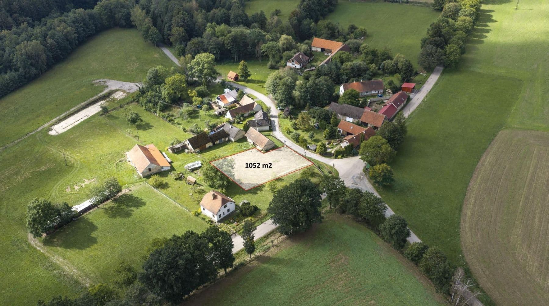 plot for sale, 1,052 m², Červený Újezd, Středočeský Region plot for sale, 1,052 m², Červený Újezd, Středočeský Region