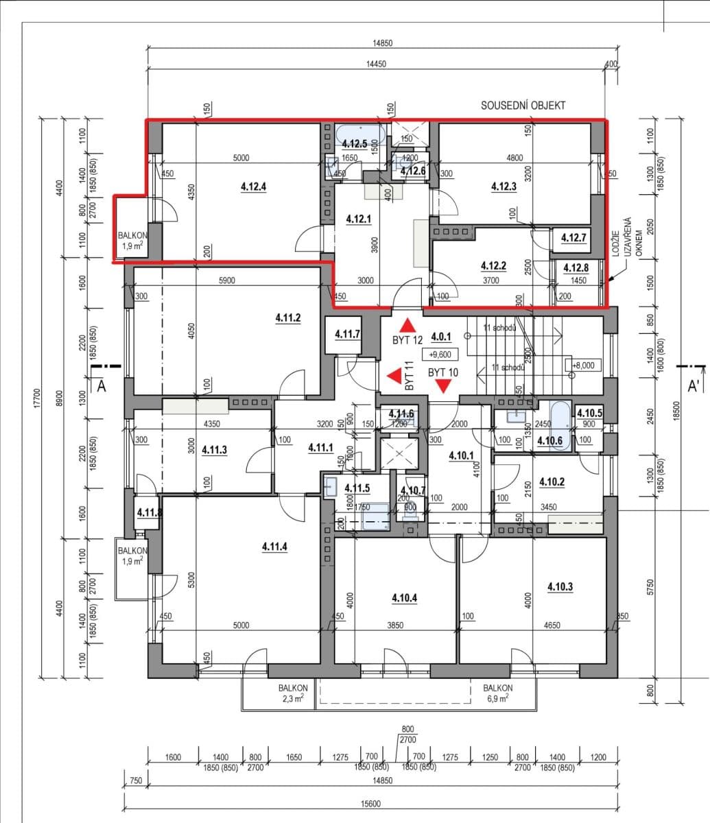 2 bedroom with open-plan kitchen flat for sale, 65 m², Purkyňova, Brno, Jihomoravský Region 2 bedroom with open-plan kitchen flat for sale, 65 m², Purkyňova, Brno, Jihomoravský Region