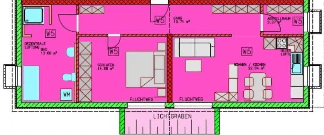 2 bedroom flat to rent, 73 m², Baldungstraße 4a, Töging, Bavaria 2 bedroom flat to rent, 73 m², Baldungstraße 4a, Töging, Bavaria