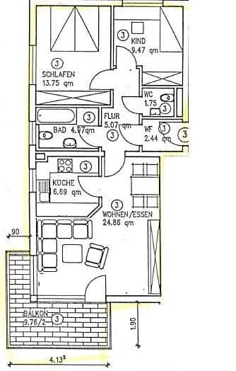 2 bedroom with open-plan kitchen flat for sale, 73 m², Ilsfeld, Baden-Württemberg 2 bedroom with open-plan kitchen flat for sale, 73 m², Ilsfeld, Baden-Württemberg