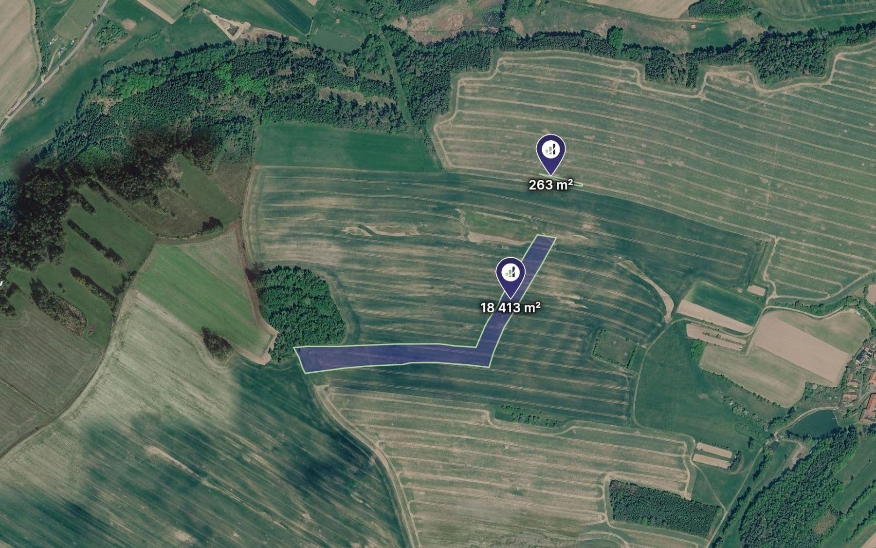 plot for sale, 18,676 m², Rozseč, Vysočina Region plot for sale, 18,676 m², Rozseč, Vysočina Region