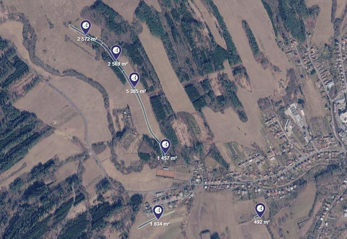 plot for sale, 13,392 m², Slavičín, Zlínský Region plot for sale, 13,392 m², Slavičín, Zlínský Region