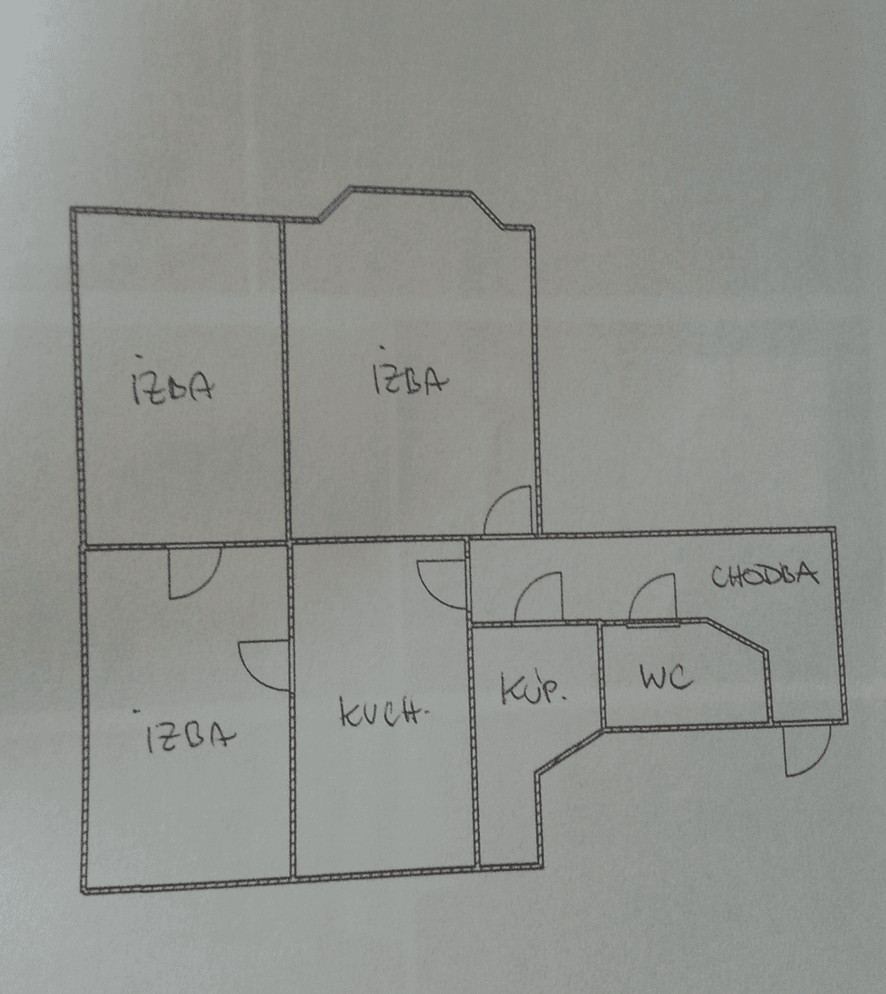 3 bedroom flat to rent, 98 m², Murgašova, Bratislava - mestská časť Staré Mesto, Bratislavský Region 3 bedroom flat to rent, 98 m², Murgašova, Bratislava - mestská časť Staré Mesto, Bratislavský Region