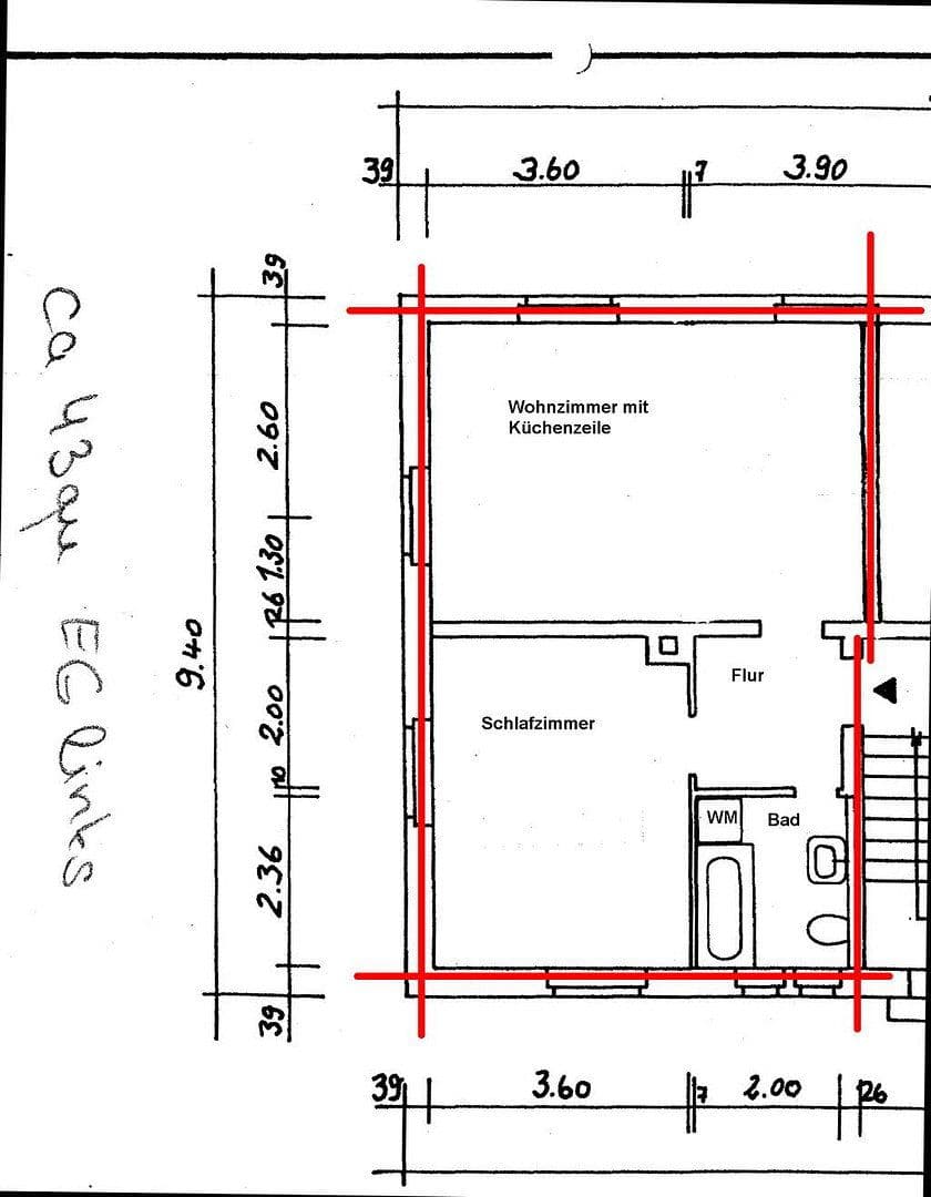 2 bedroom flat to rent, 43 m², Abteisiedlung 17, Oberlungwitz, Saxony 2 bedroom flat to rent, 43 m², Abteisiedlung 17, Oberlungwitz, Saxony