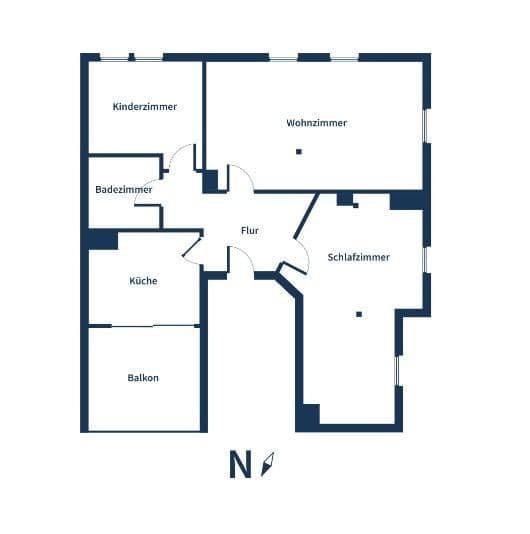 3 bedroom flat for sale, 83 m², Leipzig, Saxony 3 bedroom flat for sale, 83 m², Leipzig, Saxony