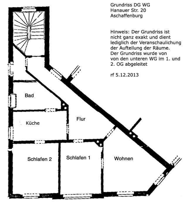 3 bedroom flat to rent, 83 m², Aschaffenburg, Bavaria 3 bedroom flat to rent, 83 m², Aschaffenburg, Bavaria