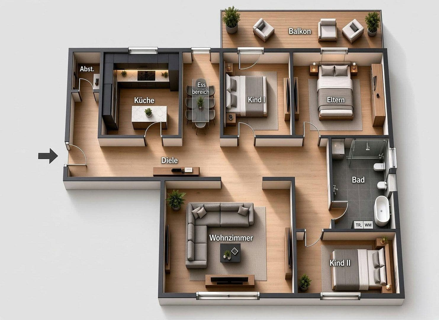 4 bedroom flat for sale, 98 m², Im Wohnpark 27, Bergheim, North Rhine-Westphalia 4 bedroom flat for sale, 98 m², Im Wohnpark 27, Bergheim, North Rhine-Westphalia