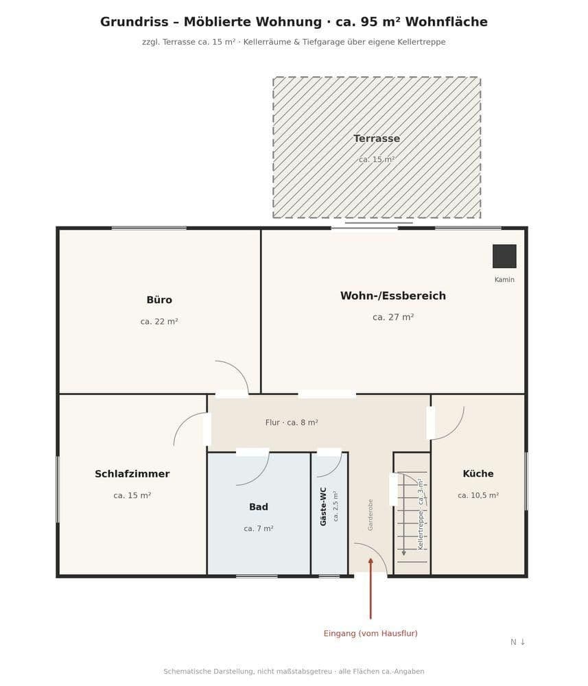 3 bedroom flat to rent, 95 m², Berlin Reinickendorf, Berlin 3 bedroom flat to rent, 95 m², Berlin Reinickendorf, Berlin