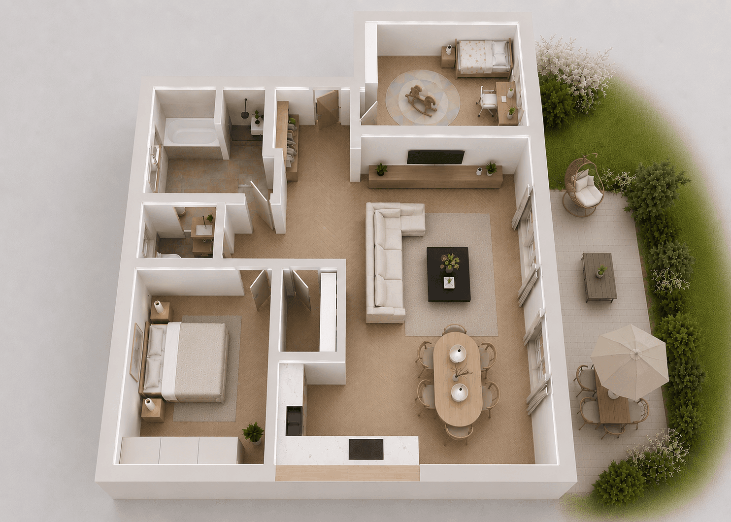 2 bedroom with open-plan kitchen flat for sale, 99 m², Philippsburg, Baden-Württemberg 2 bedroom with open-plan kitchen flat for sale, 99 m², Philippsburg, Baden-Württemberg