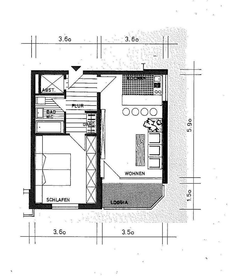 2 bedroom flat for sale, 50 m², Steinhübel 16, Homburg, Saarland 2 bedroom flat for sale, 50 m², Steinhübel 16, Homburg, Saarland