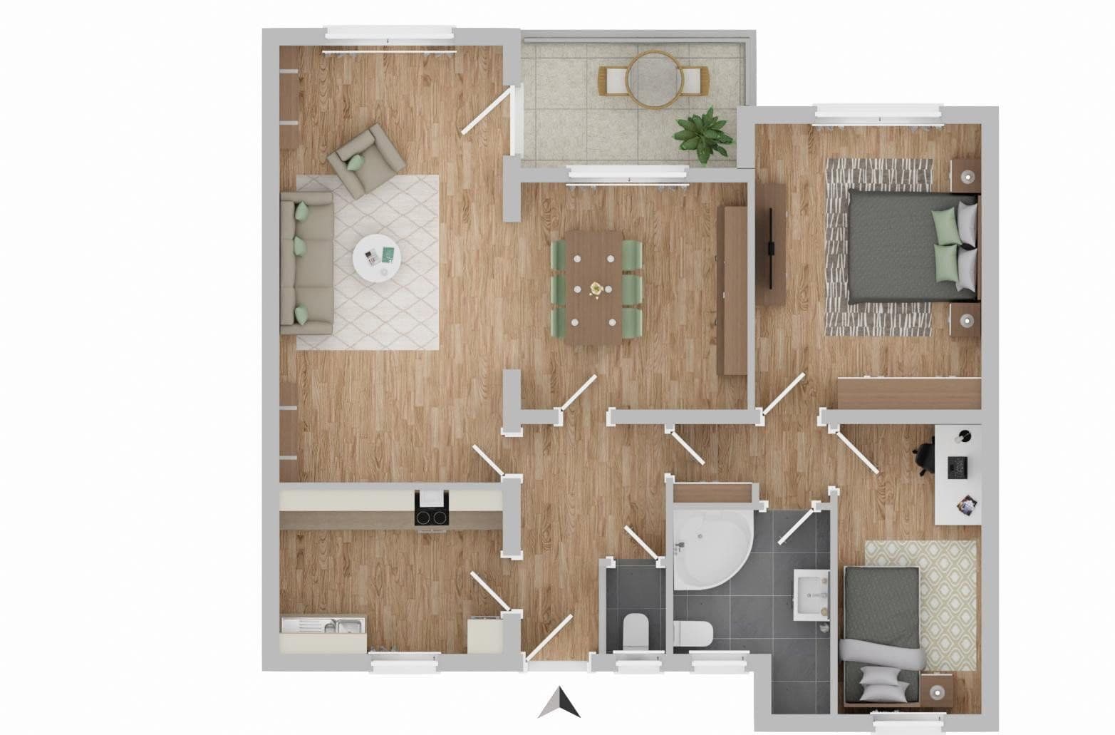 4 bedroom flat for sale, 102 m², Max-Planck-Str. 14, Bielefeld, North Rhine-Westphalia 4 bedroom flat for sale, 102 m², Max-Planck-Str. 14, Bielefeld, North Rhine-Westphalia