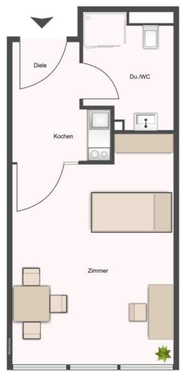 1 bedroom flat to rent, 24 m², Am Wald 3, Ober-Olm, Rhineland-Palatinate 1 bedroom flat to rent, 24 m², Am Wald 3, Ober-Olm, Rhineland-Palatinate