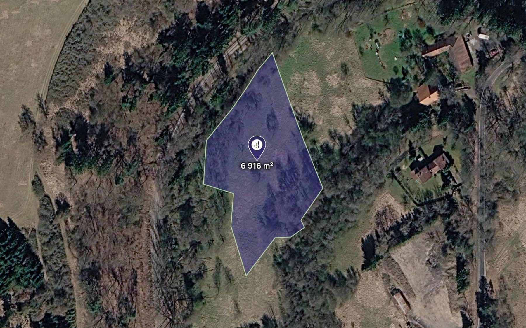 plot for sale, 6,916 m², Slavošov, Středočeský Region plot for sale, 6,916 m², Slavošov, Středočeský Region
