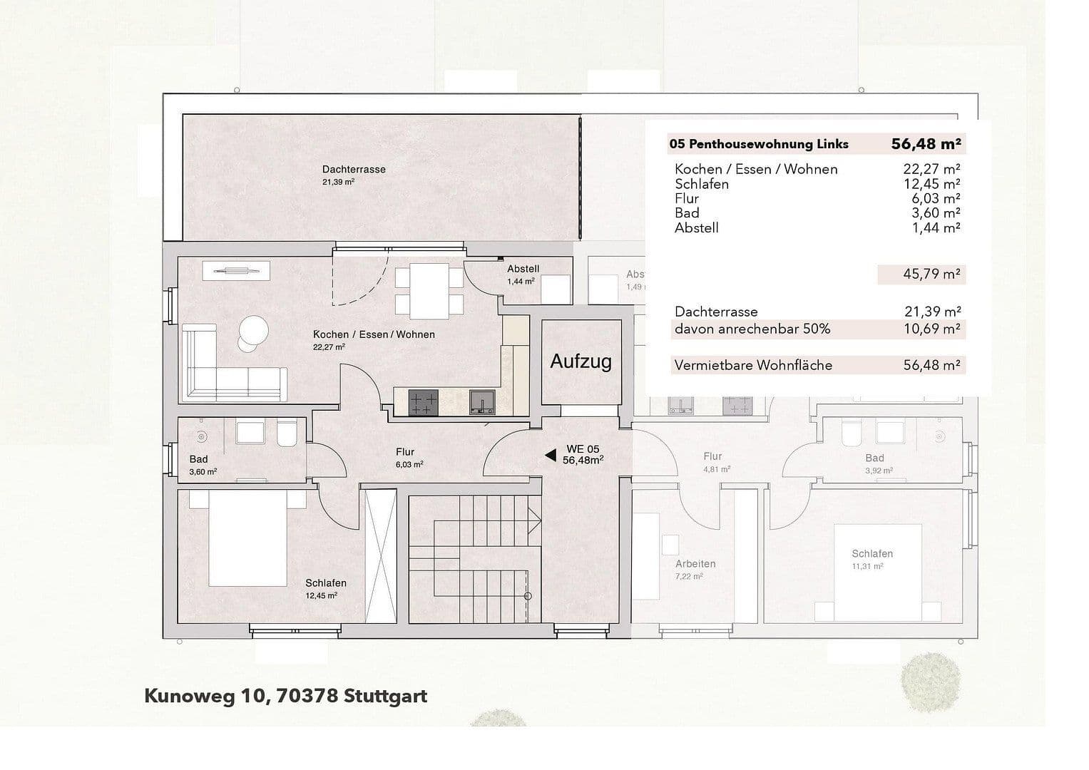 2 bedroom flat to rent, 57 m², Kunoweg 10, Stuttgart-Mühlhausen, Baden-Württemberg 2 bedroom flat to rent, 57 m², Kunoweg 10, Stuttgart-Mühlhausen, Baden-Württemberg