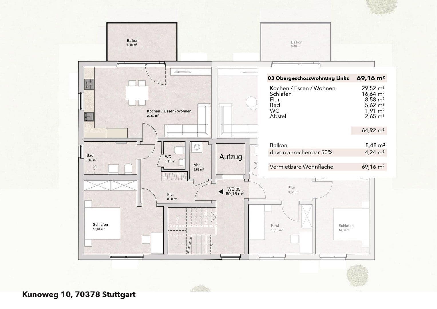 2 bedroom flat to rent, 70 m², Kunoweg 10, Stuttgart-Mühlhausen, Baden-Württemberg 2 bedroom flat to rent, 70 m², Kunoweg 10, Stuttgart-Mühlhausen, Baden-Württemberg