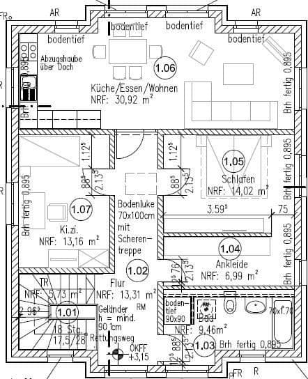 2 bedroom with open-plan kitchen flat to rent, 94 m², Fredersdorf-Vogelsdorf, Brandenburg 2 bedroom with open-plan kitchen flat to rent, 94 m², Fredersdorf-Vogelsdorf, Brandenburg