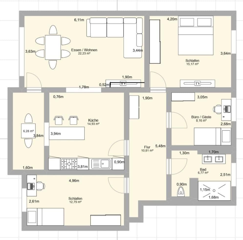 4 bedroom flat for sale, 94 m², Georg-Schäffer-Str. 55, Trier, Rhineland-Palatinate 4 bedroom flat for sale, 94 m², Georg-Schäffer-Str. 55, Trier, Rhineland-Palatinate