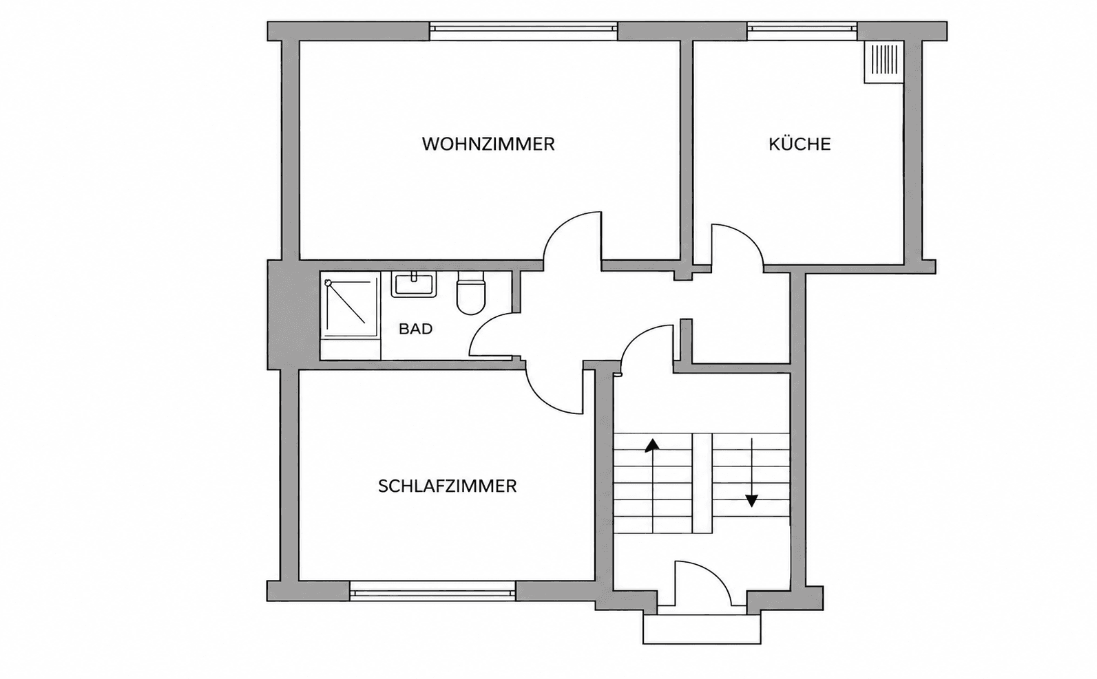 2 bedroom flat to rent, 59 m², Döltgenstr., Duisburg, North Rhine-Westphalia 2 bedroom flat to rent, 59 m², Döltgenstr., Duisburg, North Rhine-Westphalia