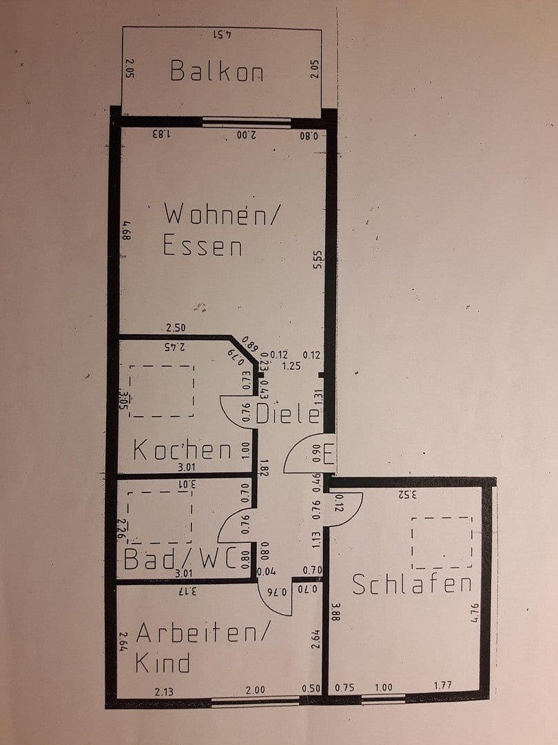 2 bedroom with open-plan kitchen flat to rent, 66 m², Steinhügel 21, Witten, North Rhine-Westphalia 2 bedroom with open-plan kitchen flat to rent, 66 m², Steinhügel 21, Witten, North Rhine-Westphalia