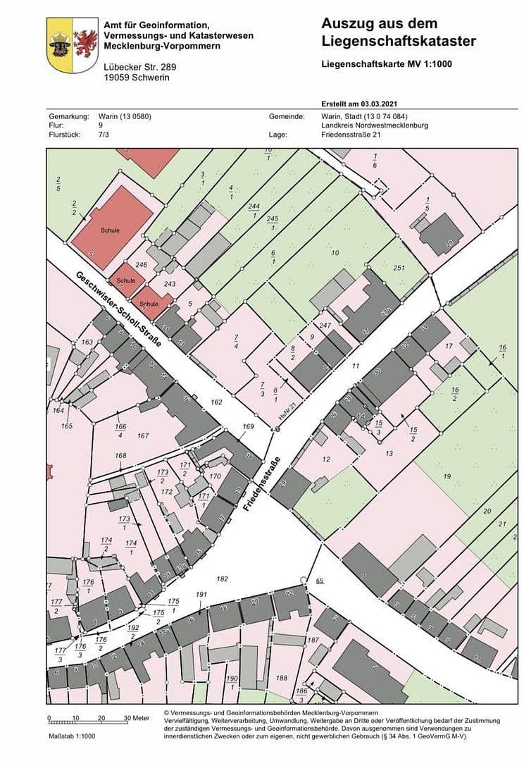 plot for sale, 1,063 m², Friedensstraße 21, Warin, Mecklenburg-Vorpommern plot for sale, 1,063 m², Friedensstraße 21, Warin, Mecklenburg-Vorpommern