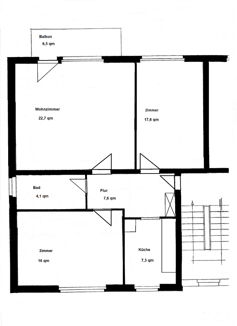 3 bedroom flat to rent, 75 m², Hanover, Lower Saxony 3 bedroom flat to rent, 75 m², Hanover, Lower Saxony