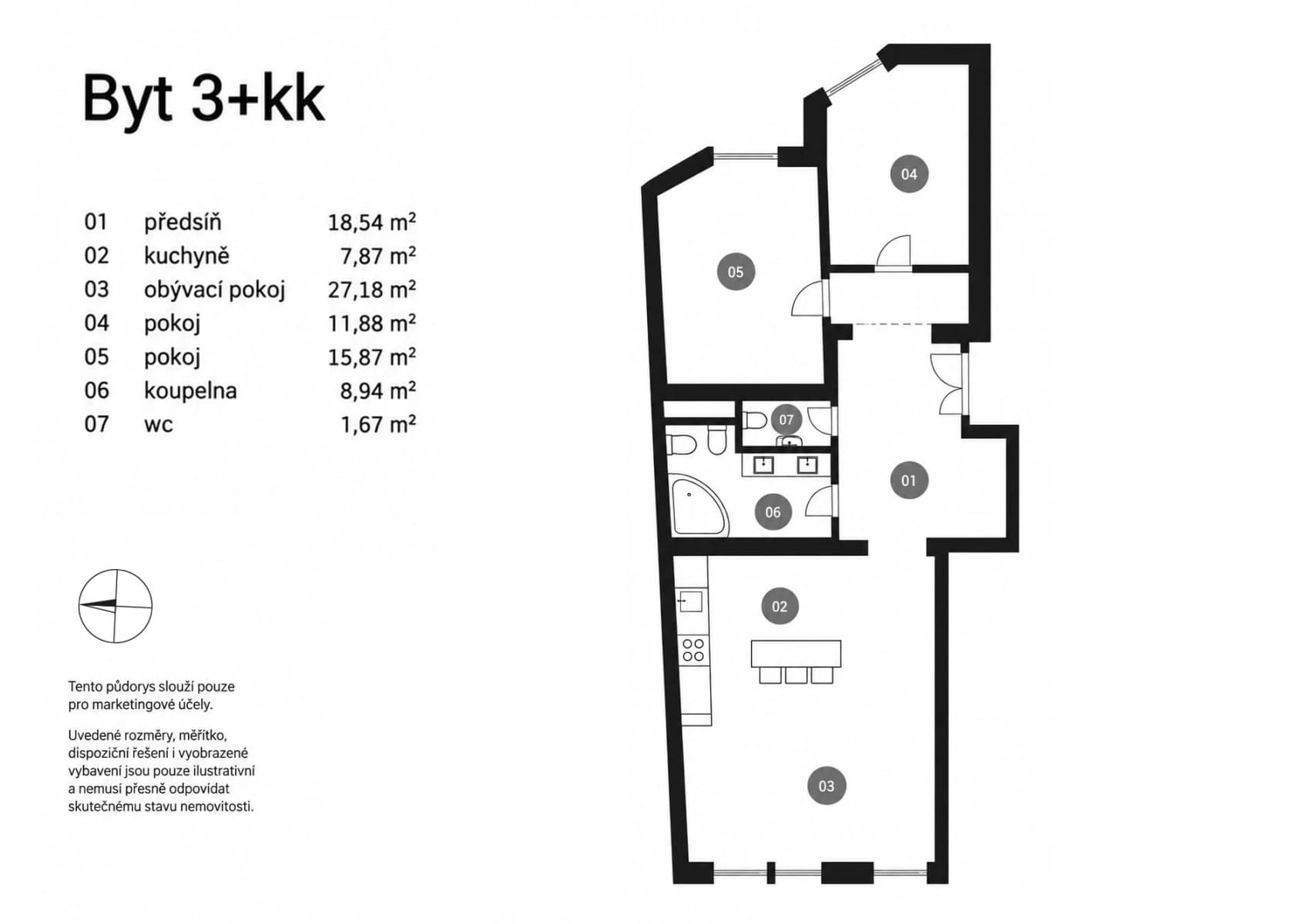 2 bedroom with open-plan kitchen flat to rent, 92 m², Masarykovo nábřeží, Prague, Prague 2 bedroom with open-plan kitchen flat to rent, 92 m², Masarykovo nábřeží, Prague, Prague