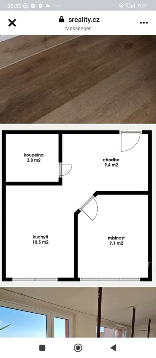 1 bedroom with open-plan kitchen flat to rent, 33 m², Komořanská, Most, Ústecký Region 1 bedroom with open-plan kitchen flat to rent, 33 m², Komořanská, Most, Ústecký Region