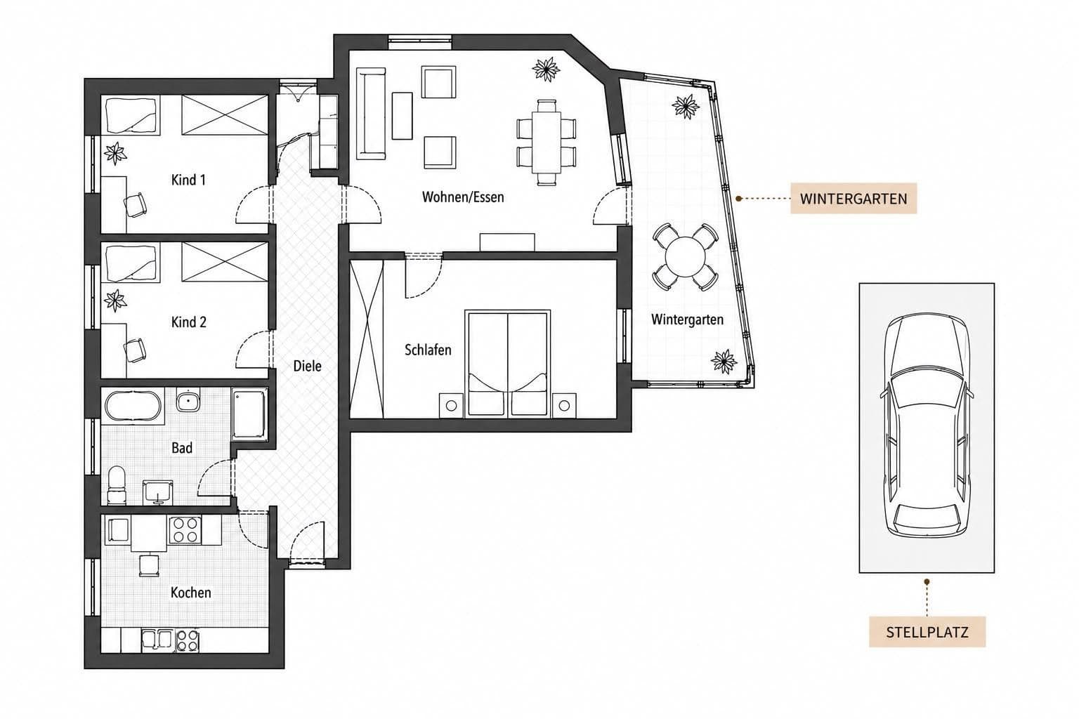 4 bedroom flat for sale, 78 m², Braunschweig, Lower Saxony 4 bedroom flat for sale, 78 m², Braunschweig, Lower Saxony