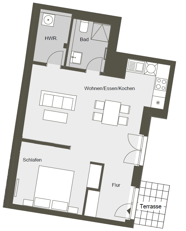 1 bedroom flat to rent, 57 m², Berlin, Berlin 1 bedroom flat to rent, 57 m², Berlin, Berlin