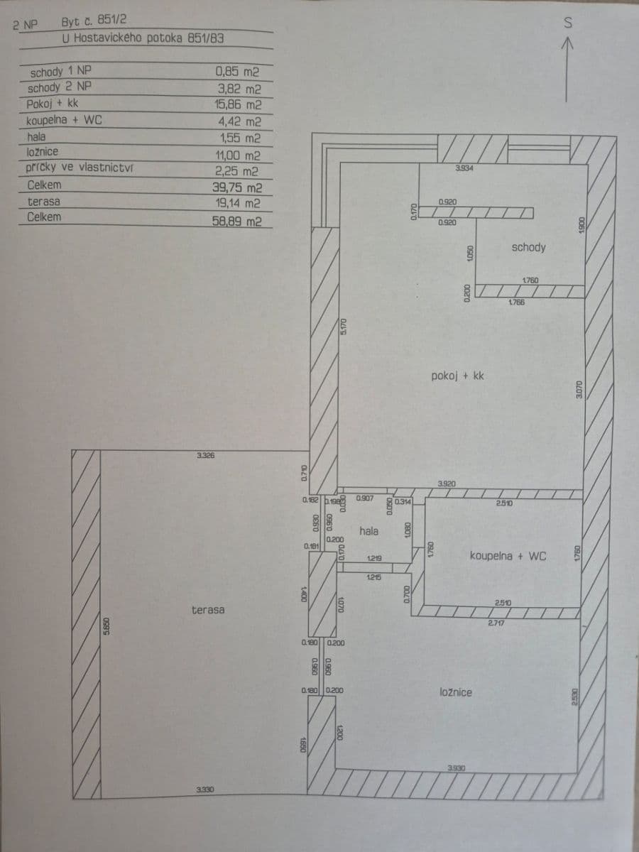 1 bedroom with open-plan kitchen flat to rent, 40 m², U Hostavického potoka, Prague, Prague 1 bedroom with open-plan kitchen flat to rent, 40 m², U Hostavického potoka, Prague, Prague