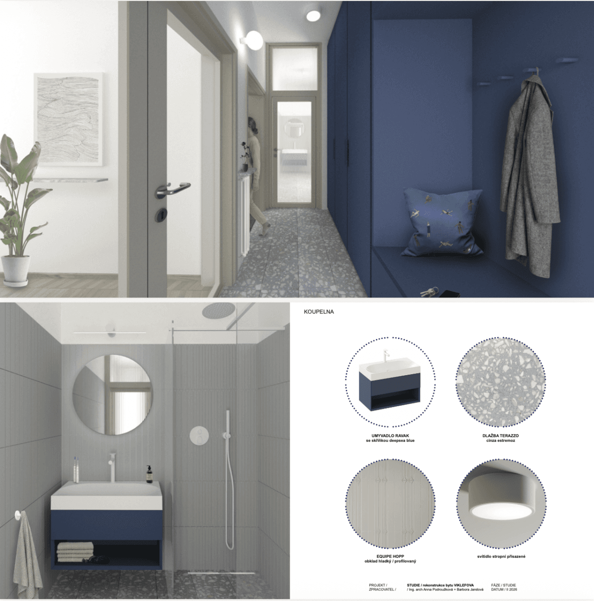1 bedroom with open-plan kitchen flat to rent, 46 m², Viklefova, Prague, Prague 1 bedroom with open-plan kitchen flat to rent, 46 m², Viklefova, Prague, Prague