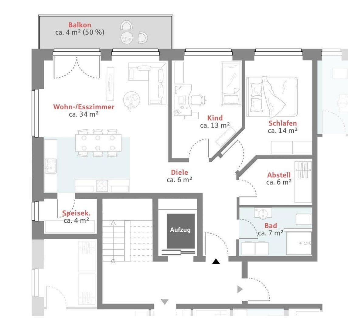 3 bedroom flat for sale, 88 m², Hanover, Lower Saxony 3 bedroom flat for sale, 88 m², Hanover, Lower Saxony