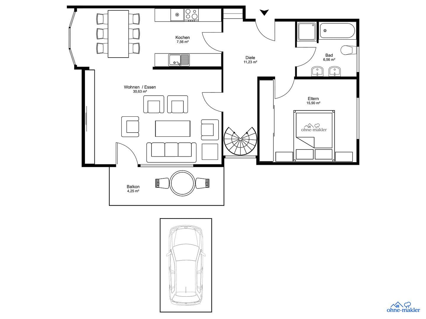 3 bedroom flat to rent, 96 m², Im Merkelgrund 5, Brühl, Baden-Württemberg 3 bedroom flat to rent, 96 m², Im Merkelgrund 5, Brühl, Baden-Württemberg