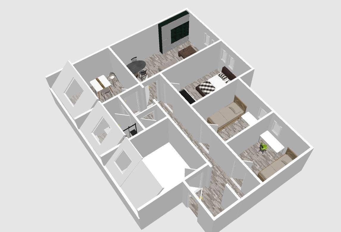 4 bedroom flat to rent, 80 m², Wunderstrasse 28, Oberhausen, North Rhine-Westphalia 4 bedroom flat to rent, 80 m², Wunderstrasse 28, Oberhausen, North Rhine-Westphalia