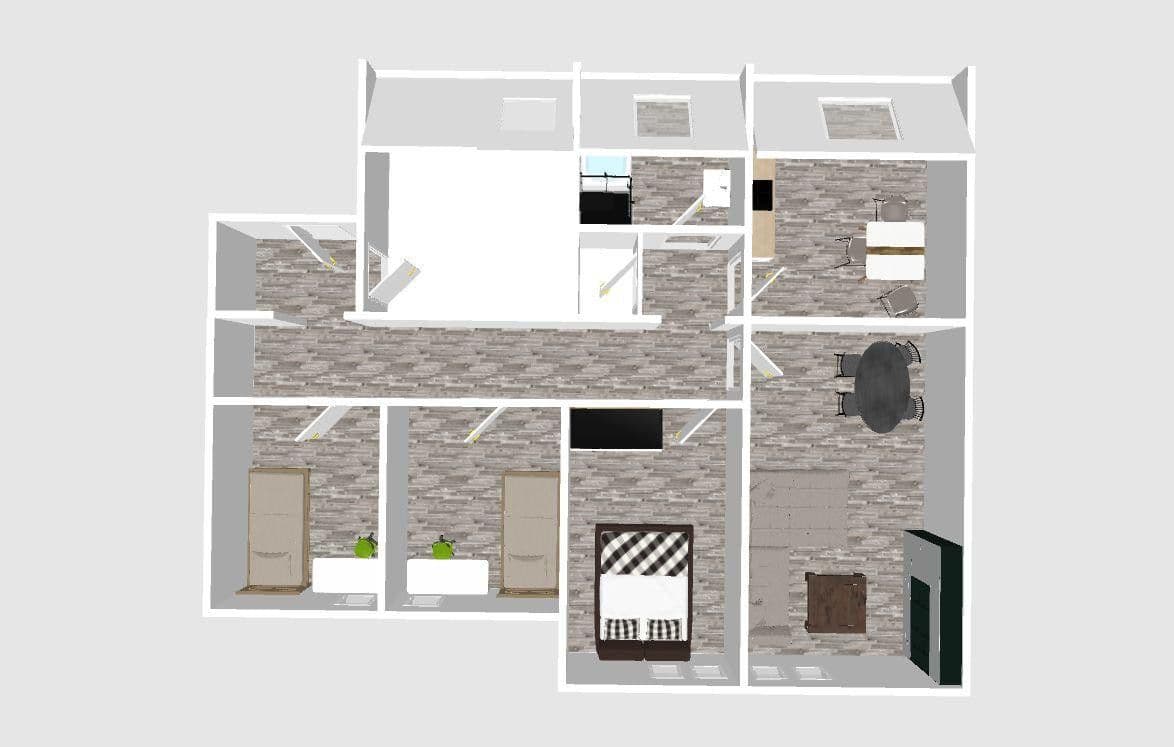4 bedroom flat to rent, 80 m², Wunderstrasse 28, Oberhausen, North Rhine-Westphalia 4 bedroom flat to rent, 80 m², Wunderstrasse 28, Oberhausen, North Rhine-Westphalia