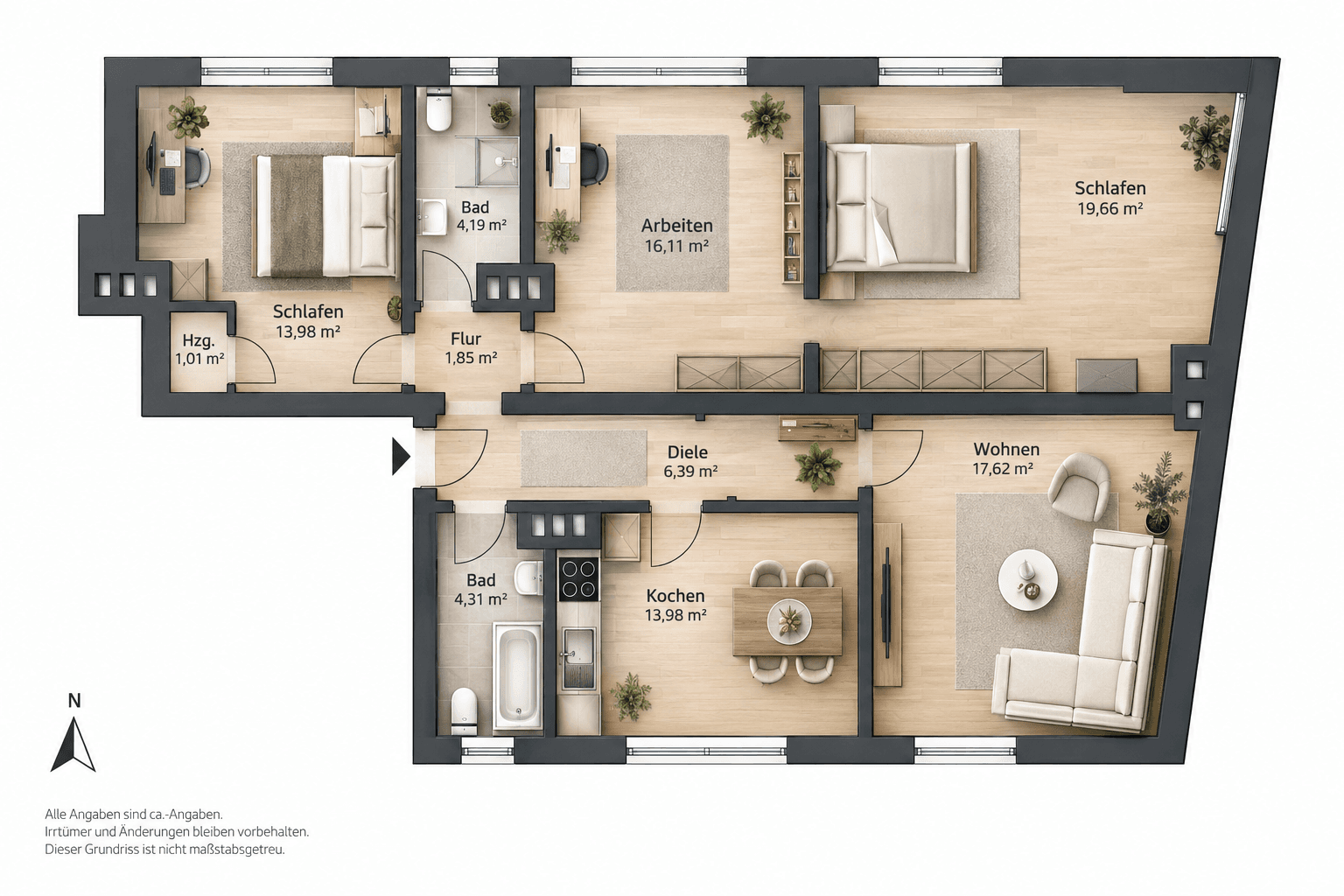 4 bedroom flat for sale, 97 m², Bochum, North Rhine-Westphalia 4 bedroom flat for sale, 97 m², Bochum, North Rhine-Westphalia