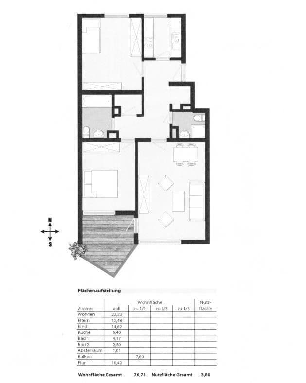 3 bedroom flat for sale, 77 m², Klingerstrasse, 34, München, Bavaria 3 bedroom flat for sale, 77 m², Klingerstrasse, 34, München, Bavaria