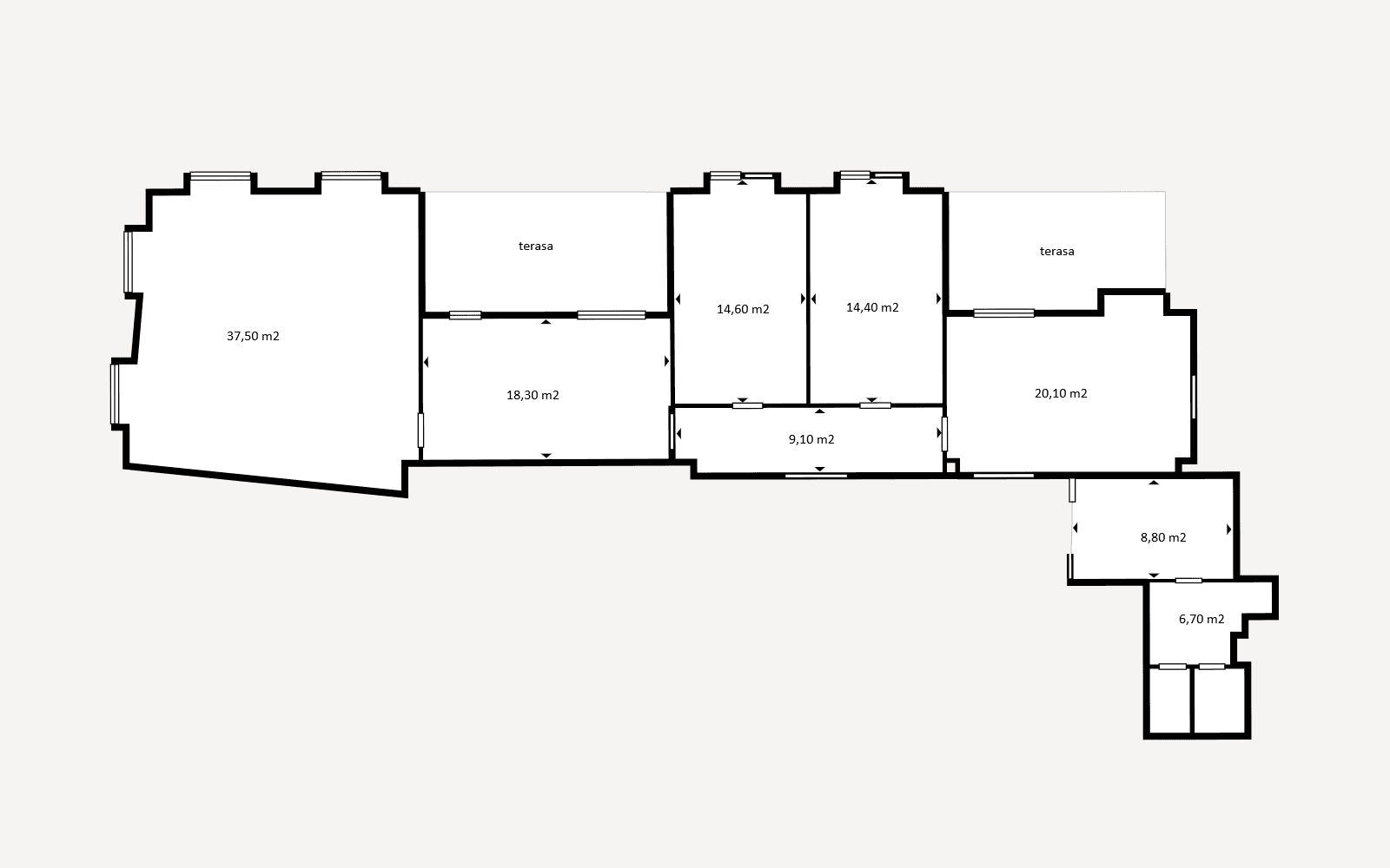 office to rent, 129 m², Jungmannova, Prague, Prague office to rent, 129 m², Jungmannova, Prague, Prague