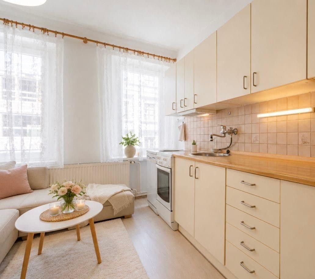 1 bedroom with open-plan kitchen flat to rent, 50 m², Rudolfovská tř., České Budějovice, Jihočeský Region 1 bedroom with open-plan kitchen flat to rent, 50 m², Rudolfovská tř., České Budějovice, Jihočeský Region